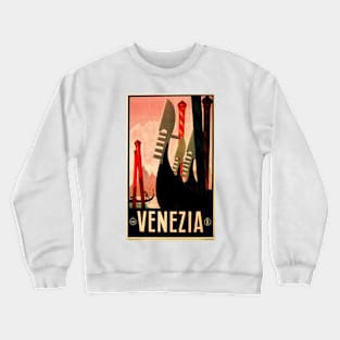 VENEZIA Venice Veneto Vintage Italian Tourism Poster Art Crewneck Sweatshirt